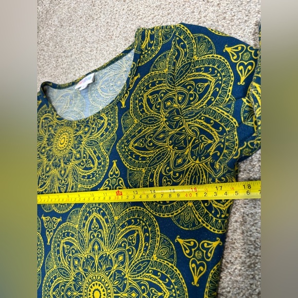 Lot of Lularoe Julia Bodycon Knee Length Mandala Stripes Short Sleeve Dress S - Picture 3 of 5